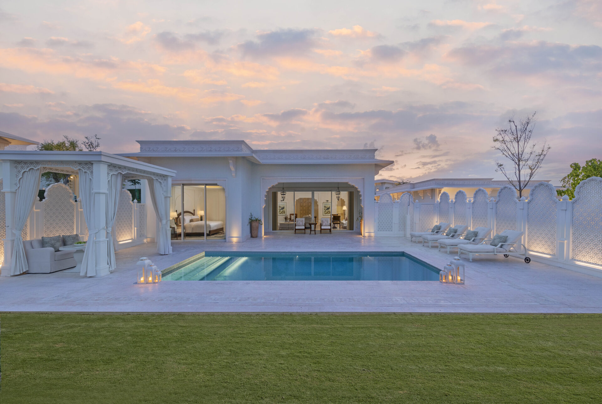 bedroom exterior villa