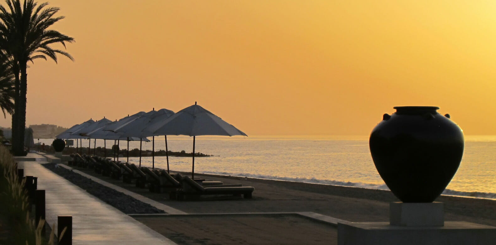 CMU Overview Beachfront Sunset