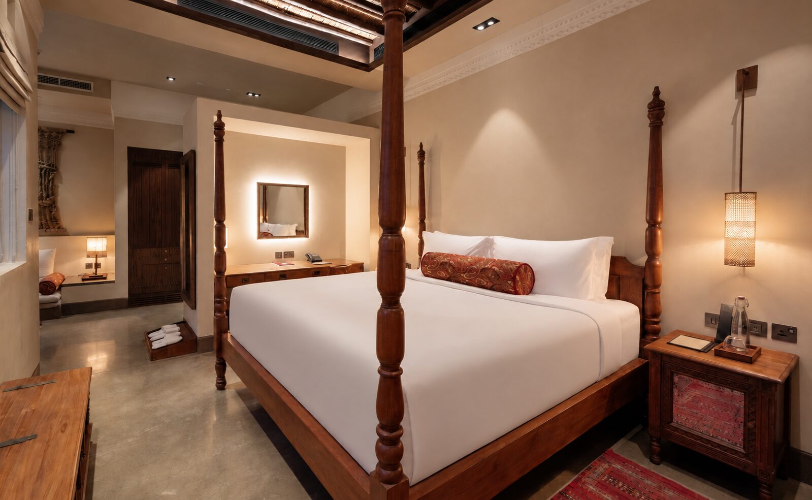 Neutral Luxury Four Poster Bedroom
