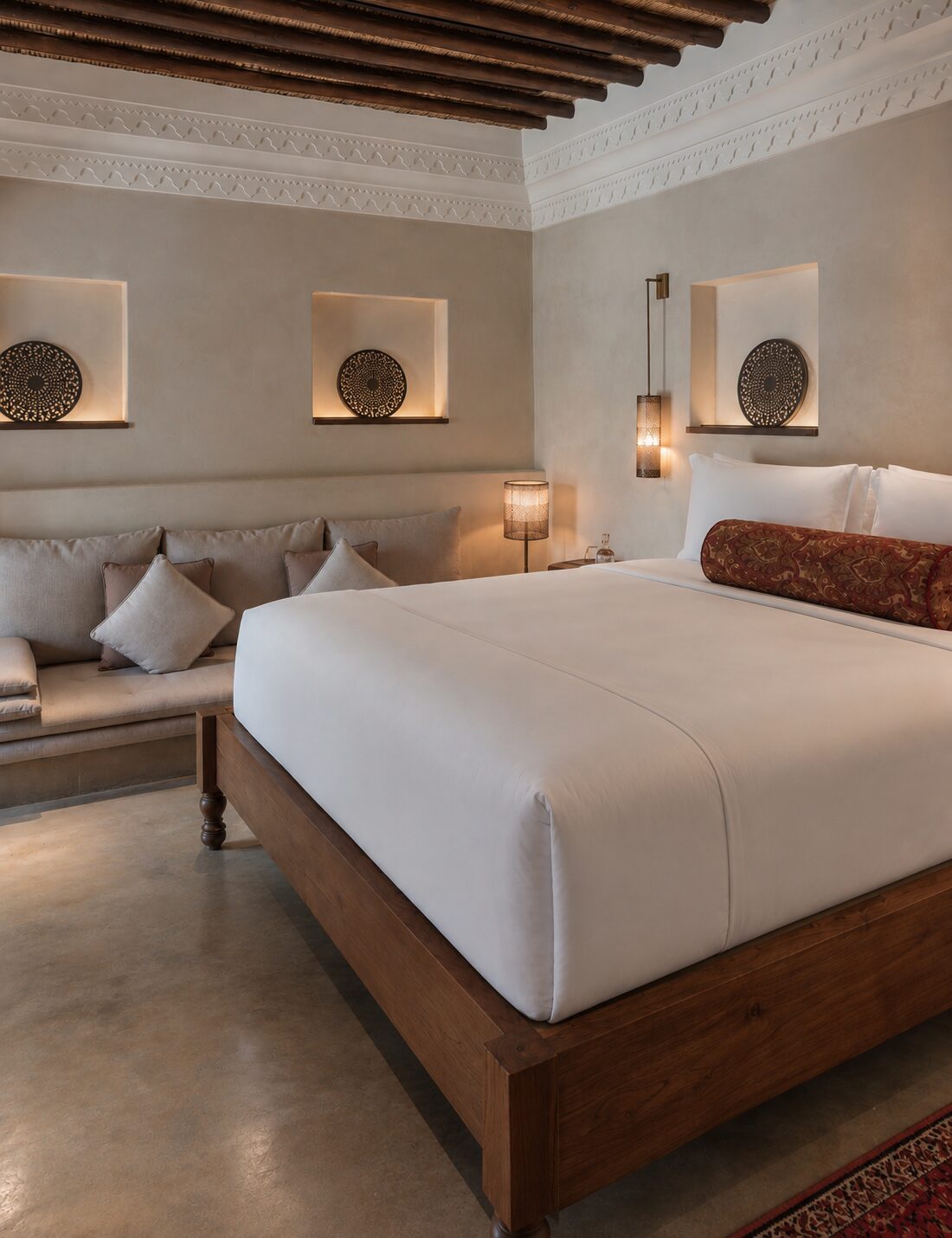 Serene Moroccan Inspired Luxury Bedroom