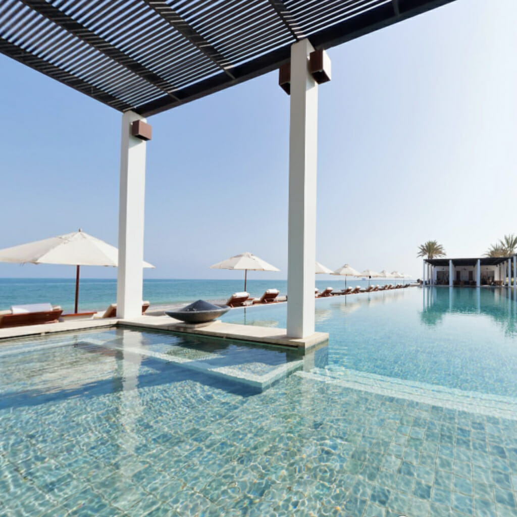 the chedi pool