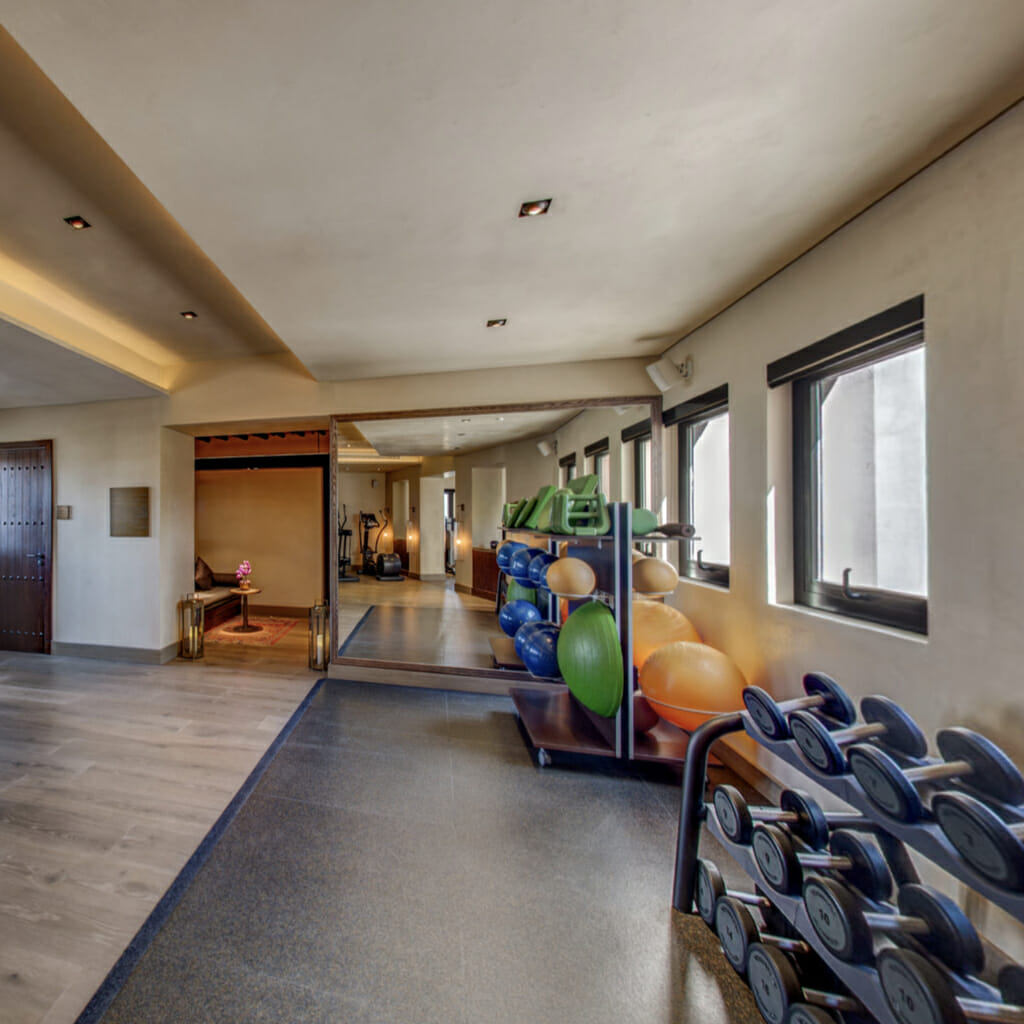 the gym